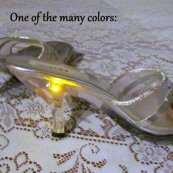 LIGHT-UP SHOES! FLASHING COLORED LIGHTS Size 9.5, SPECTACULAR at NIGHT! - Picture 3 of 10